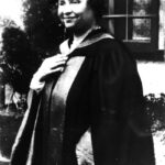 グラスゴー大学から博士号を贈られた。授与式当日のヘレン・ケラー女史（1932年）